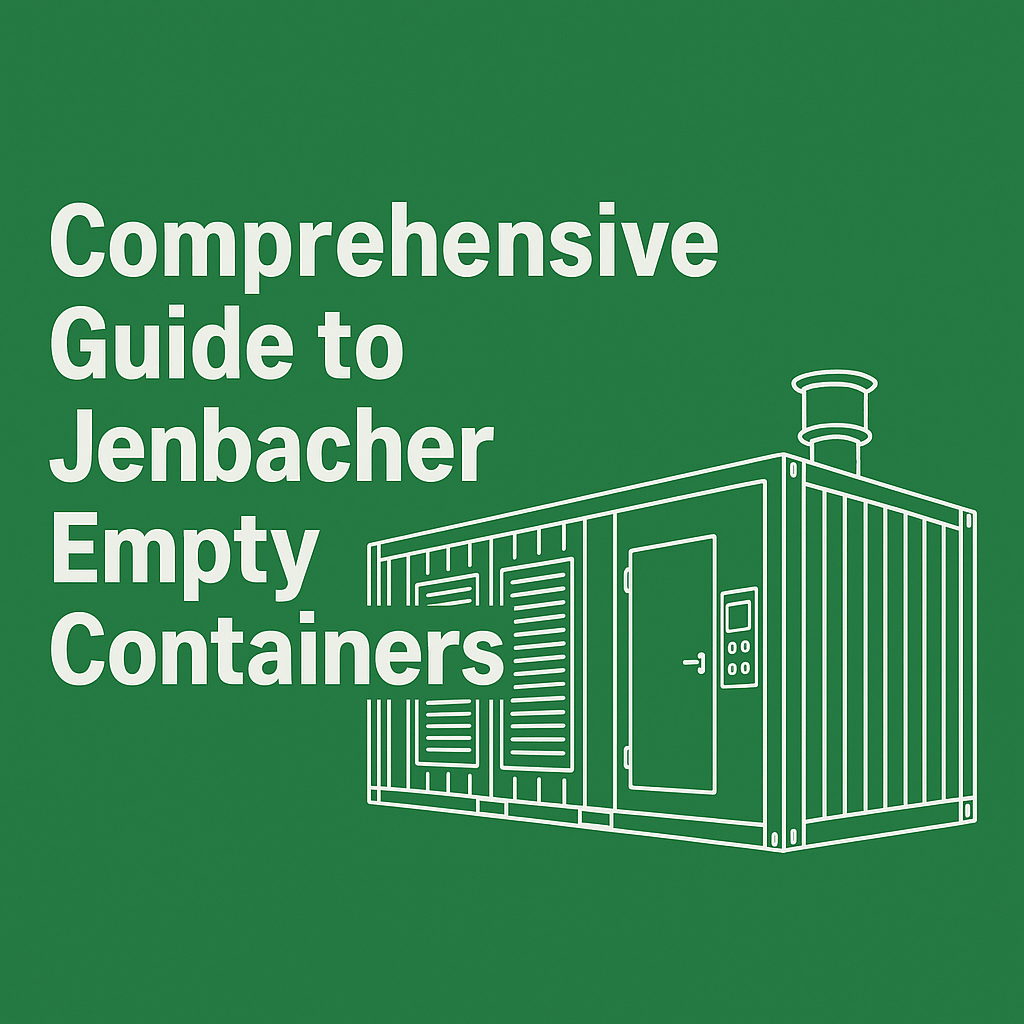 Jenbacher Empty Containers