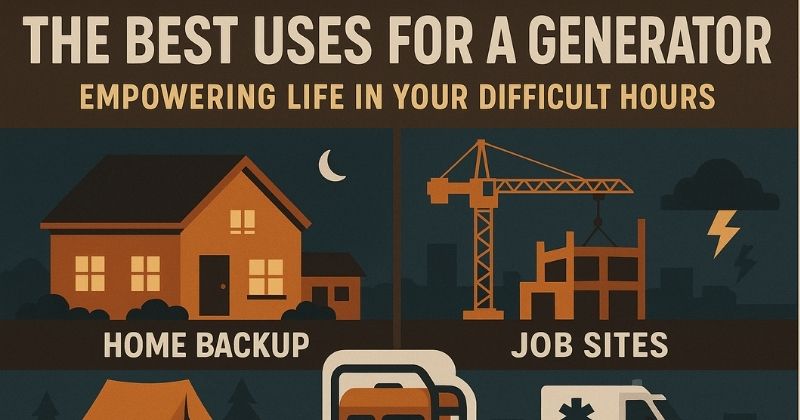 best uses for generators